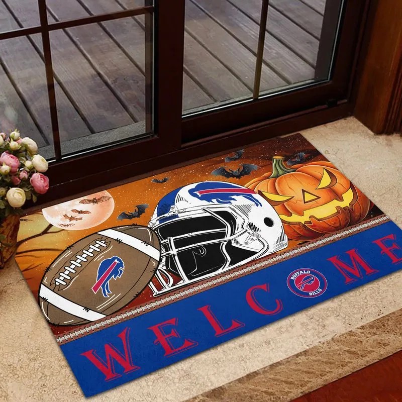 Buffalo Bills Halloween Doormat