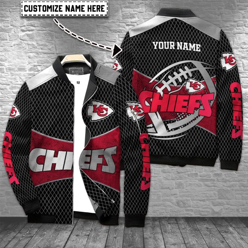 Kansas City Chiefs Personalized Bomber Jacket