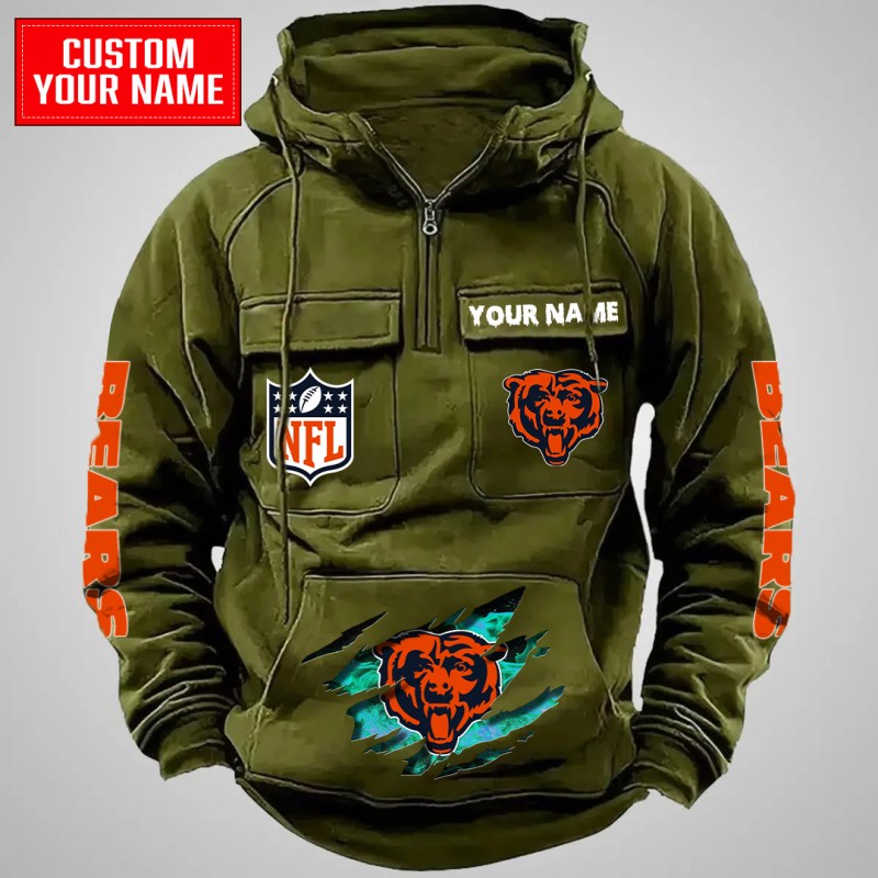 Chicago Bears Hoodie Green