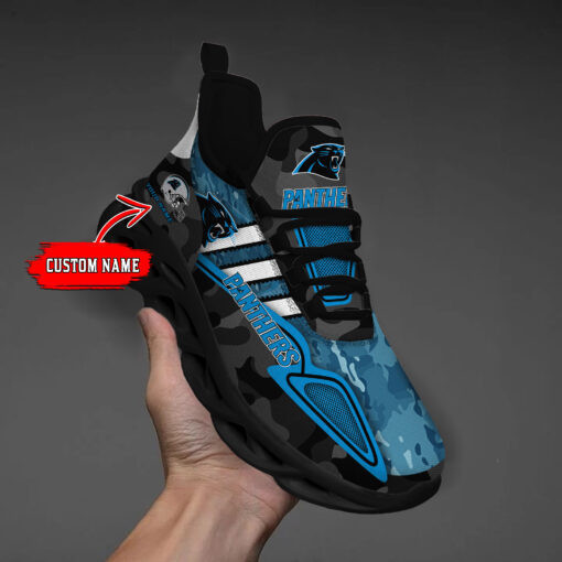 Carolina Panthers Personalized Yezy Sneakers 5