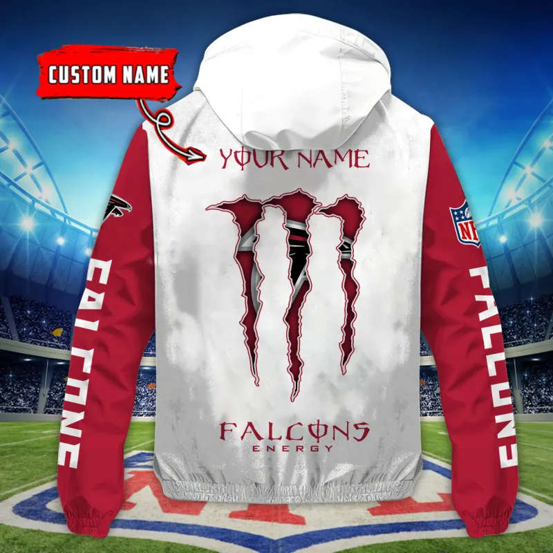 Atlanta Falcons Outdoor Jacket Back View