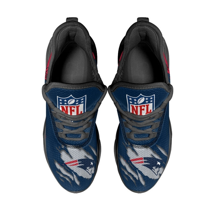 New England Patriots Sneakers Close Up