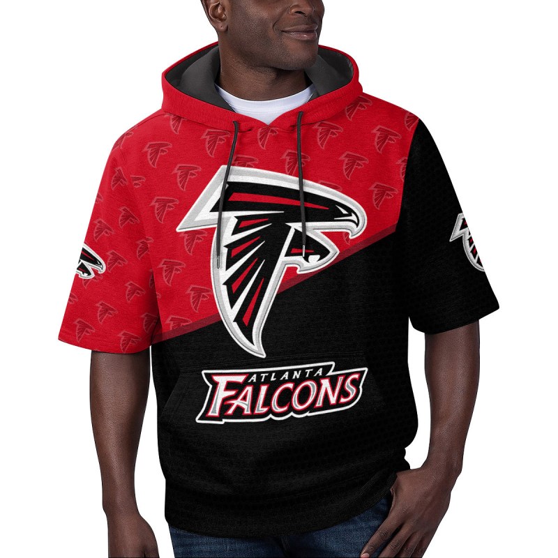 Atlanta Falcons Short Sleeve Hoodie