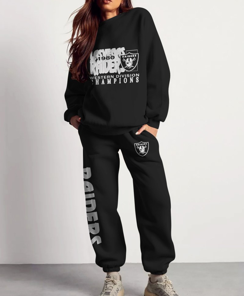 Las Vegas Raiders 3D Sweatsuit and Sweatpants