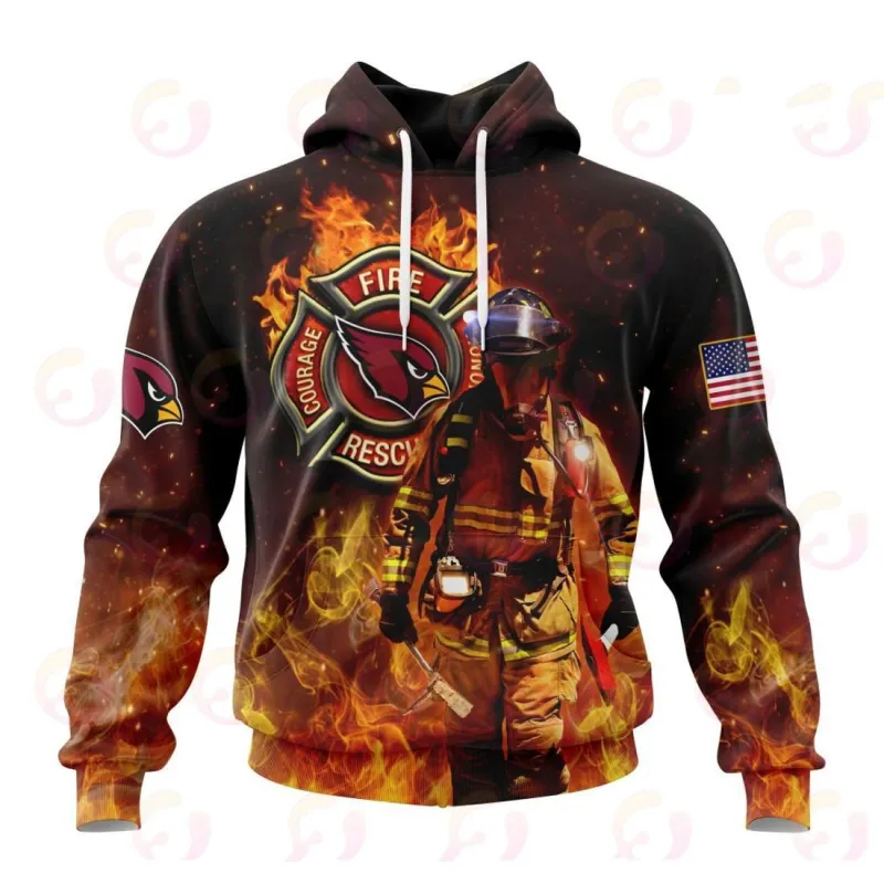 Arizona Cardinals Honor Firefighters Hoodie