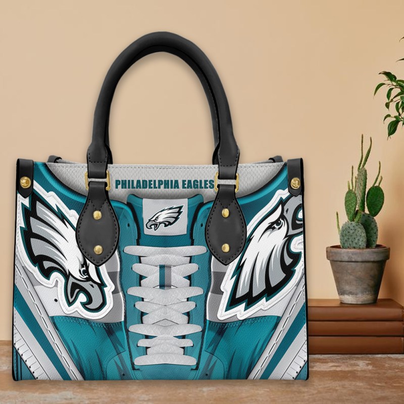 Jacksonville Jaguars Personalized Leather Hand Bag - Image 2