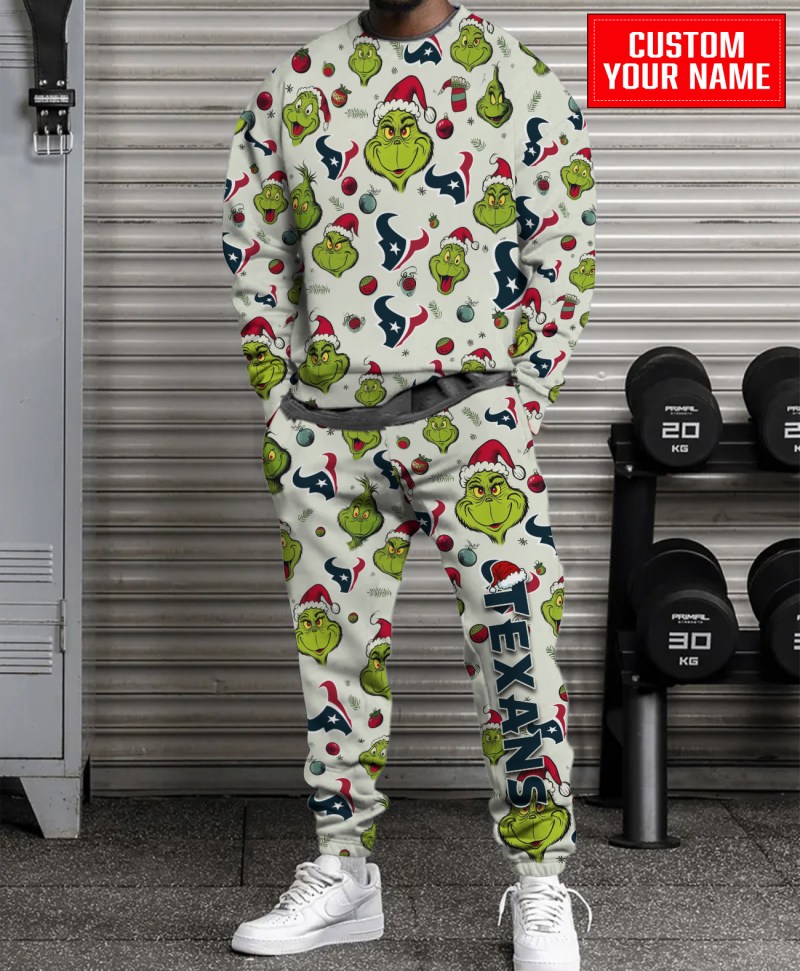Houston Texans Christmas Sweatsuit