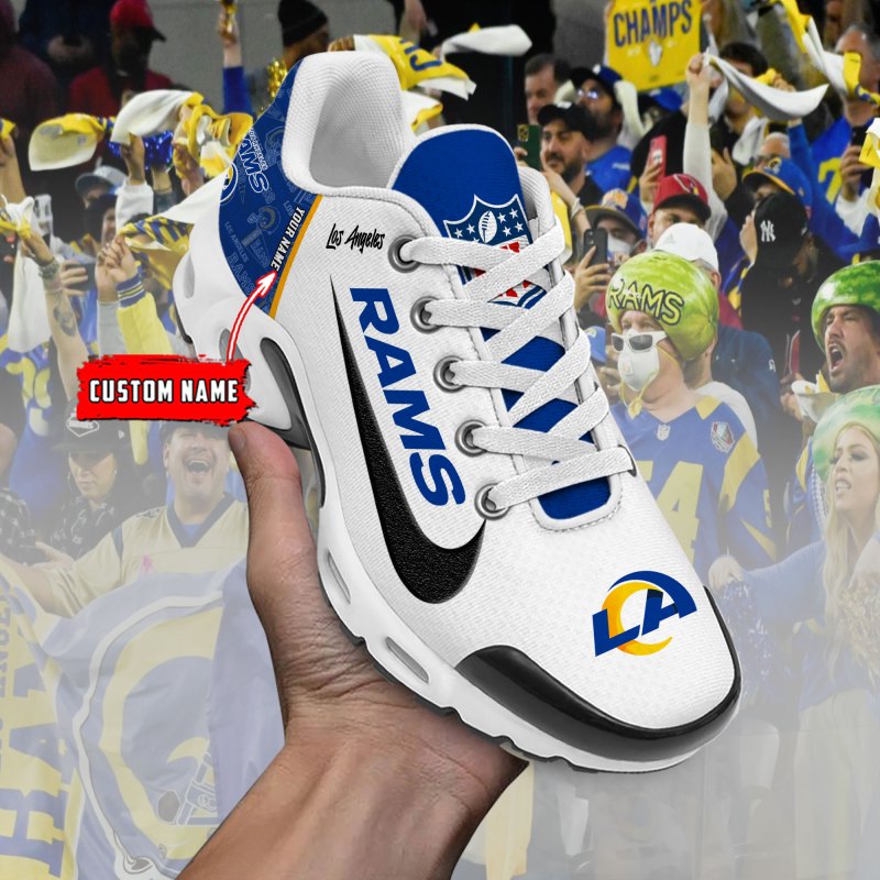 Los Angeles Rams Youth Sneakers Mockup 1
