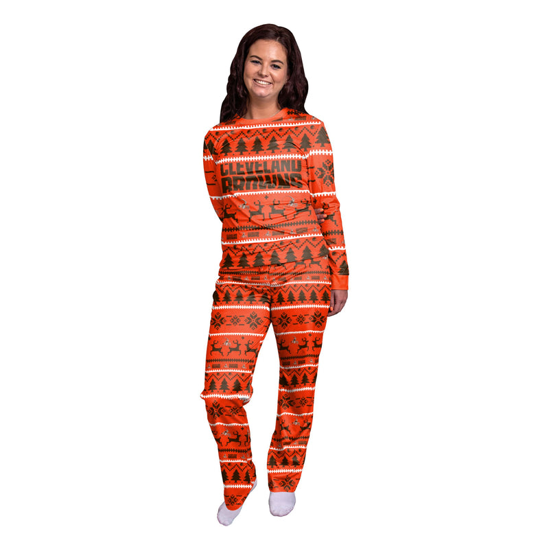 Cleveland Browns Family Holiday Pajamas 3