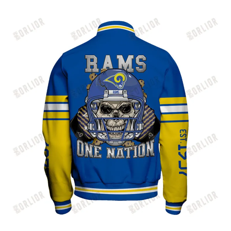 Los Angeles Rams Varsity Jacket Detail View