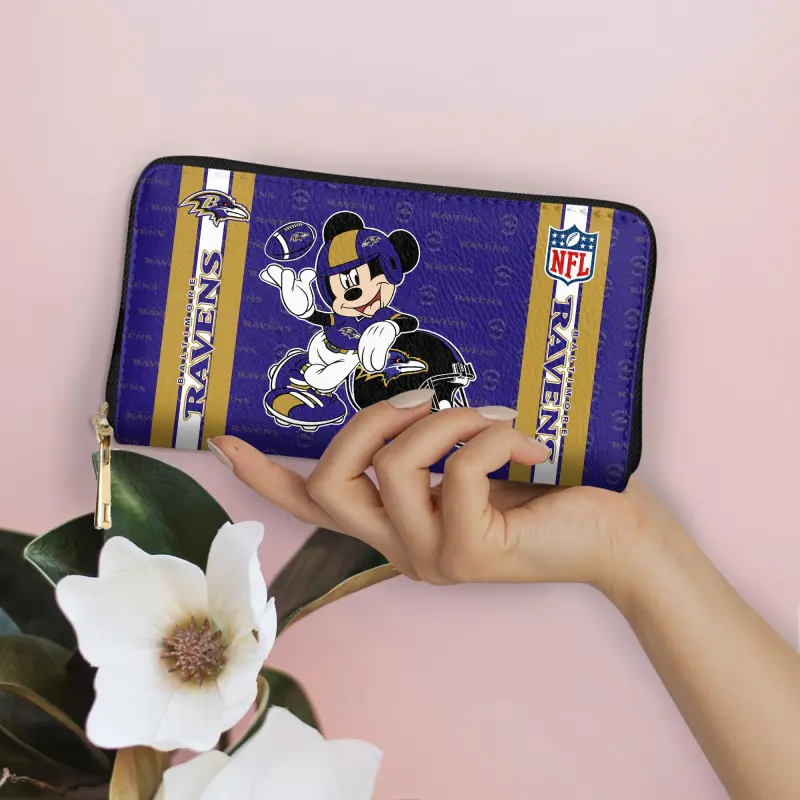 Baltimore Ravens Wallet Mockup