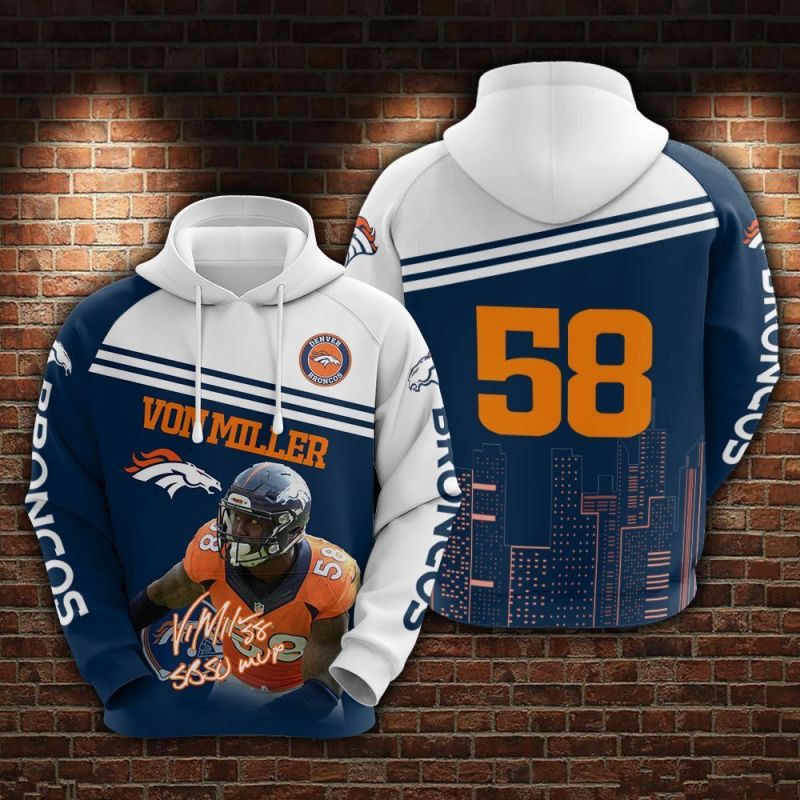 Von Miller Denver Broncos Limited Hoodie