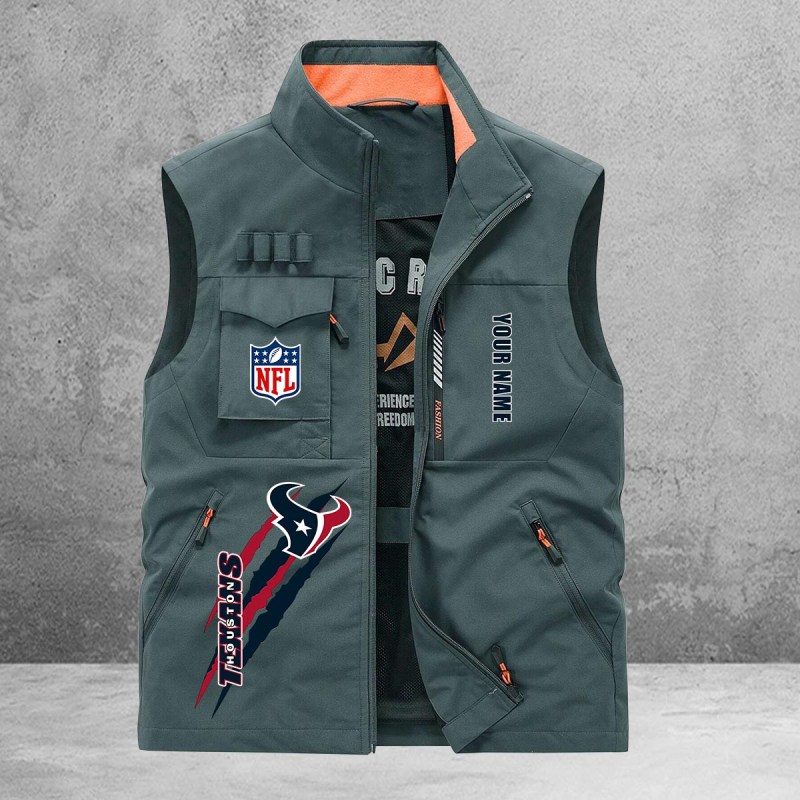 Houston Texans Multi-Pockets Vest