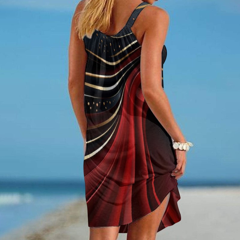 San Francisco 49ers Beach Dress Back View