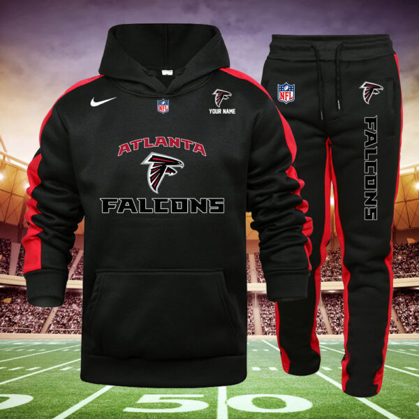 Atlanta Falcons Personalized Hoodie and Sweatpants Set
