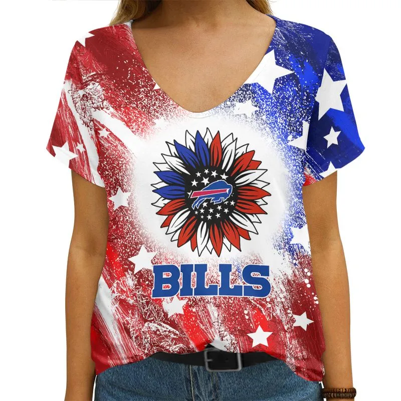 Buffalo Bills V-neck T-shirt