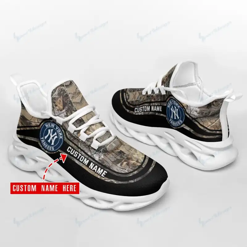 New York Yankees Yezy Sneakers Side View