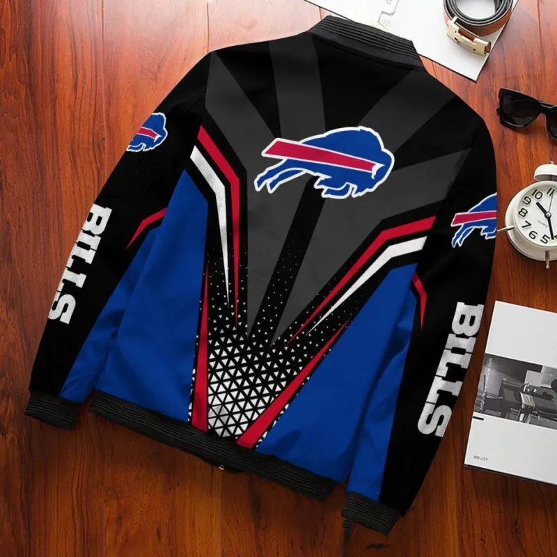 Buffalo Bills Bomber Jacket 535 Back View