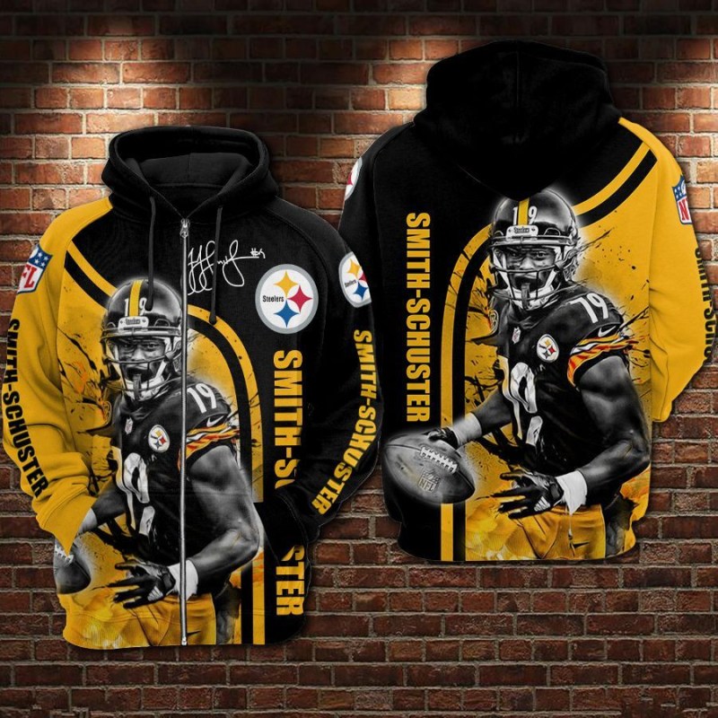 JuJu Smith-Schuster - Pittsburgh Steelers Limited Hoodie 738 Side View
