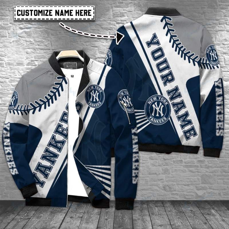 New York Yankees Personalized Bomber Jacket Image 1