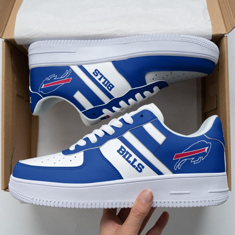 Buffalo Bills AF1 Shoes Front View