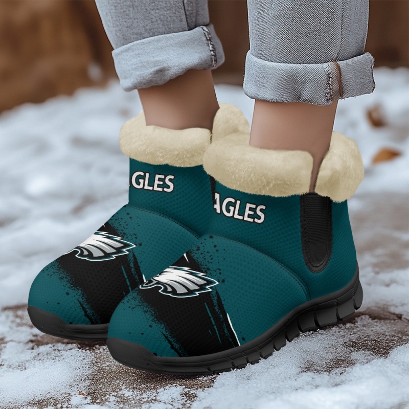 Philadelphia Eagles Comfy Winter Snow Boots Image 3