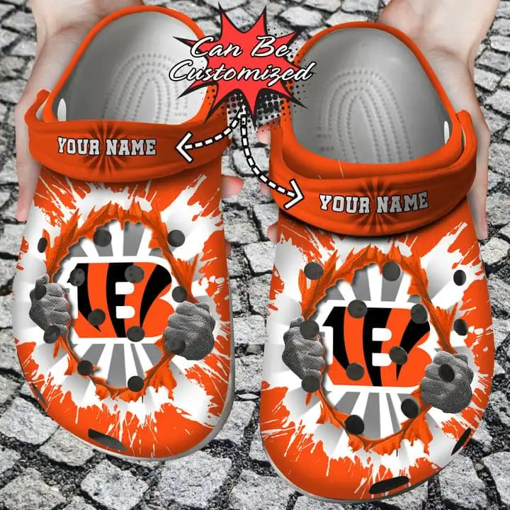 Cincinnati Bengals Personalized Clog