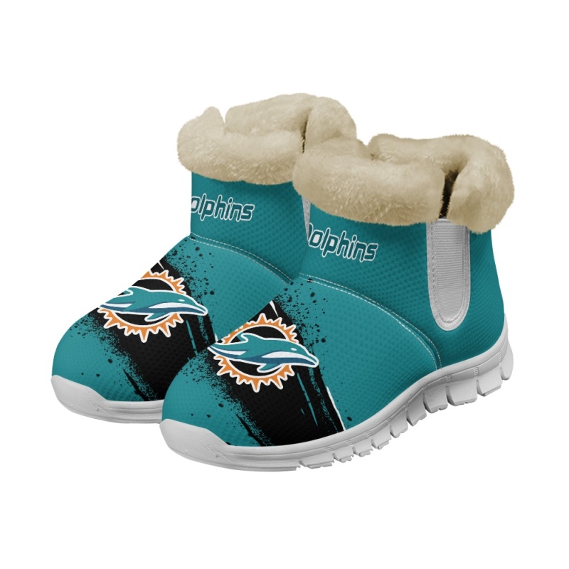 Miami Dolphins Comfy Winter Snow Boots 15