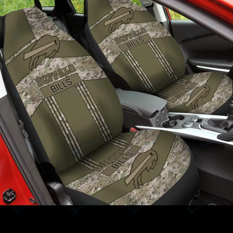 Buffalo Bills Car Seat Covers BG79 2 Buffalo Bills Car Seat Covers