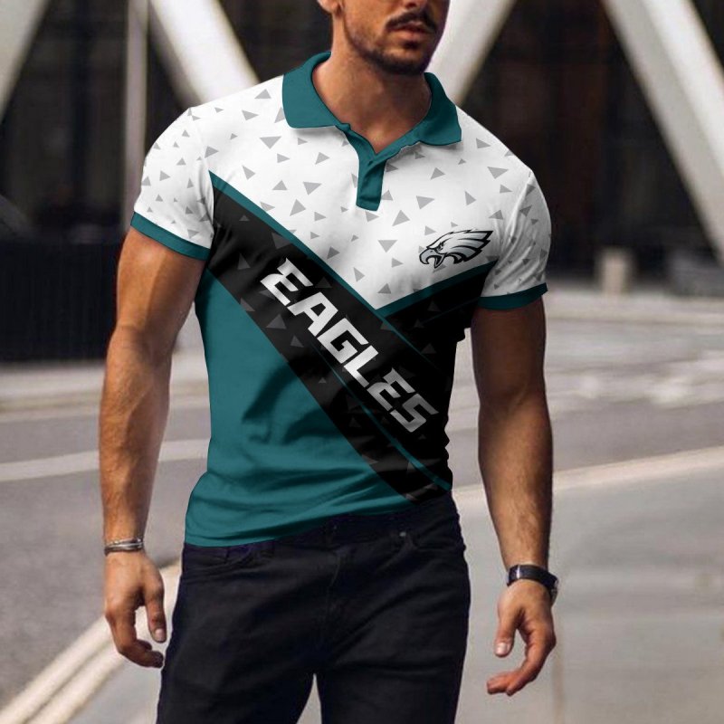 Philadelphia Eagles Polo T-shirt front view