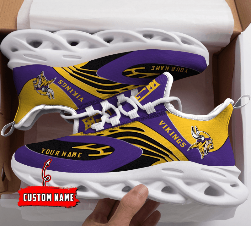 Minnesota Vikings Yezy Running Sneakers
