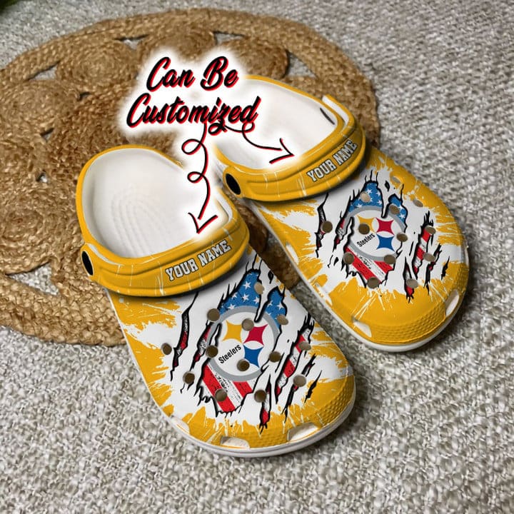 Pittsburgh Steelers Personalized Limited Clog