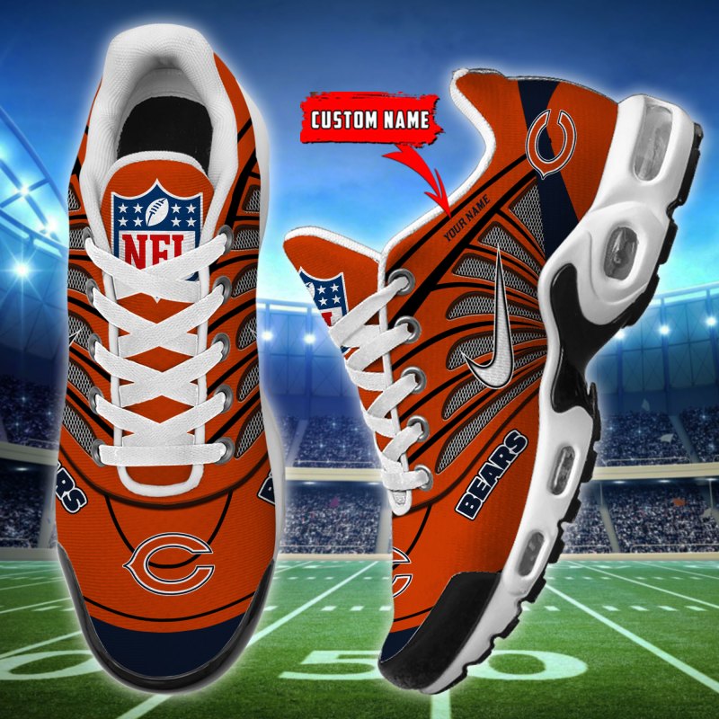 Chicago Bears Sneakers Front View