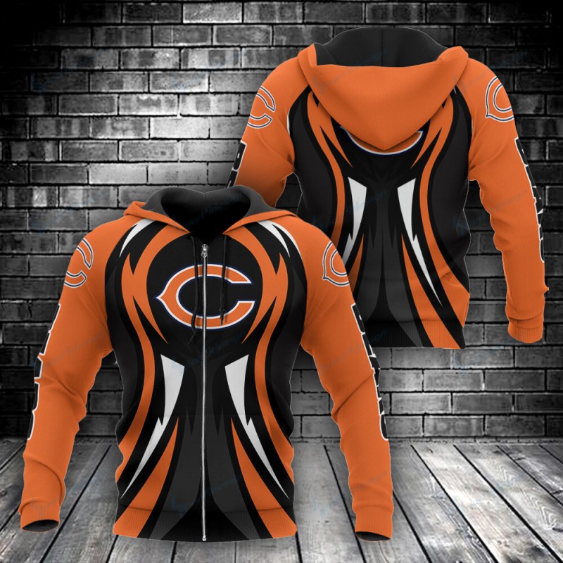 Chicago Bears Ugly Christmas Hoodie Design
