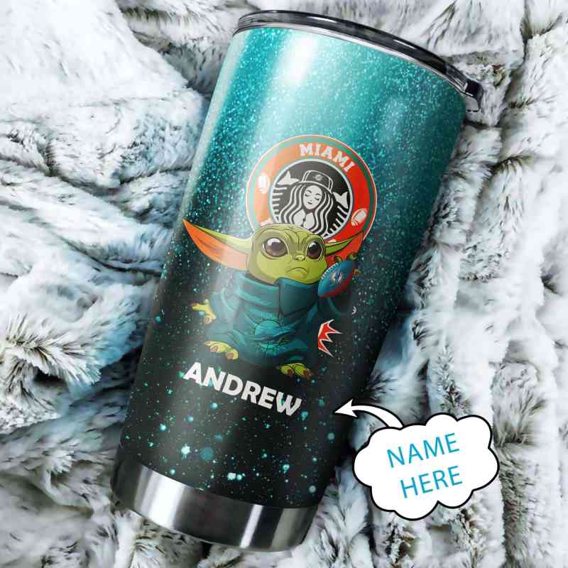 Personalized Dolphins Tumbler