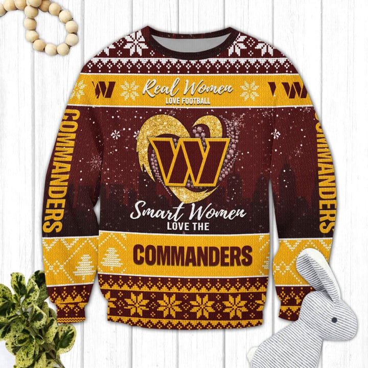 Washington Commanders Ugly Christmas Sweater