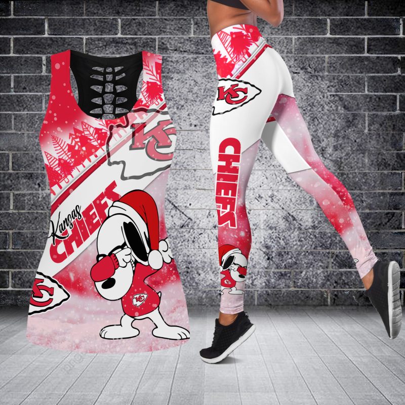 Kansas City Chiefs Combo Tank Top and Leggings - Image 1