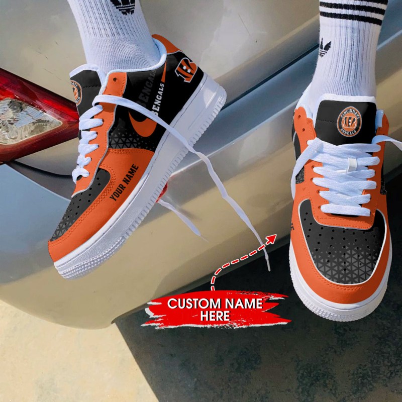 Cincinnati Bengals Personalized AF1 Shoes
