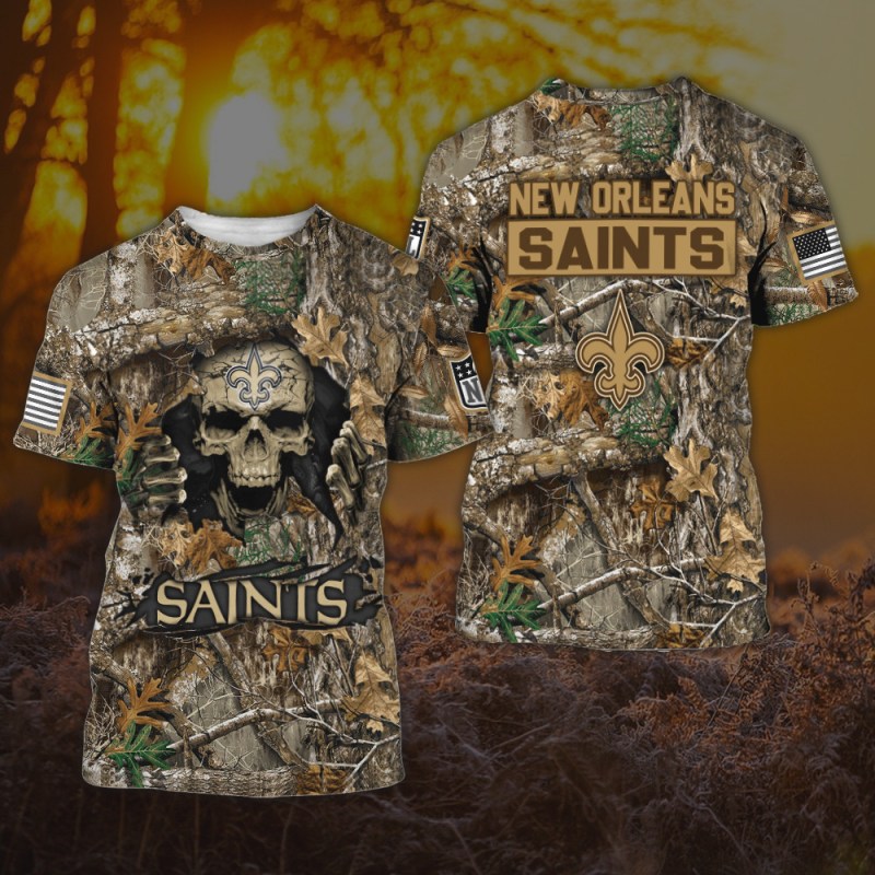 New Orleans Saints All Over Printed Hoodie Image 4