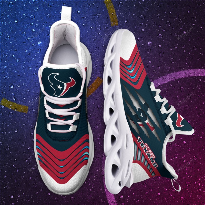 Houston Texans Yezy Running Sneakers Side View