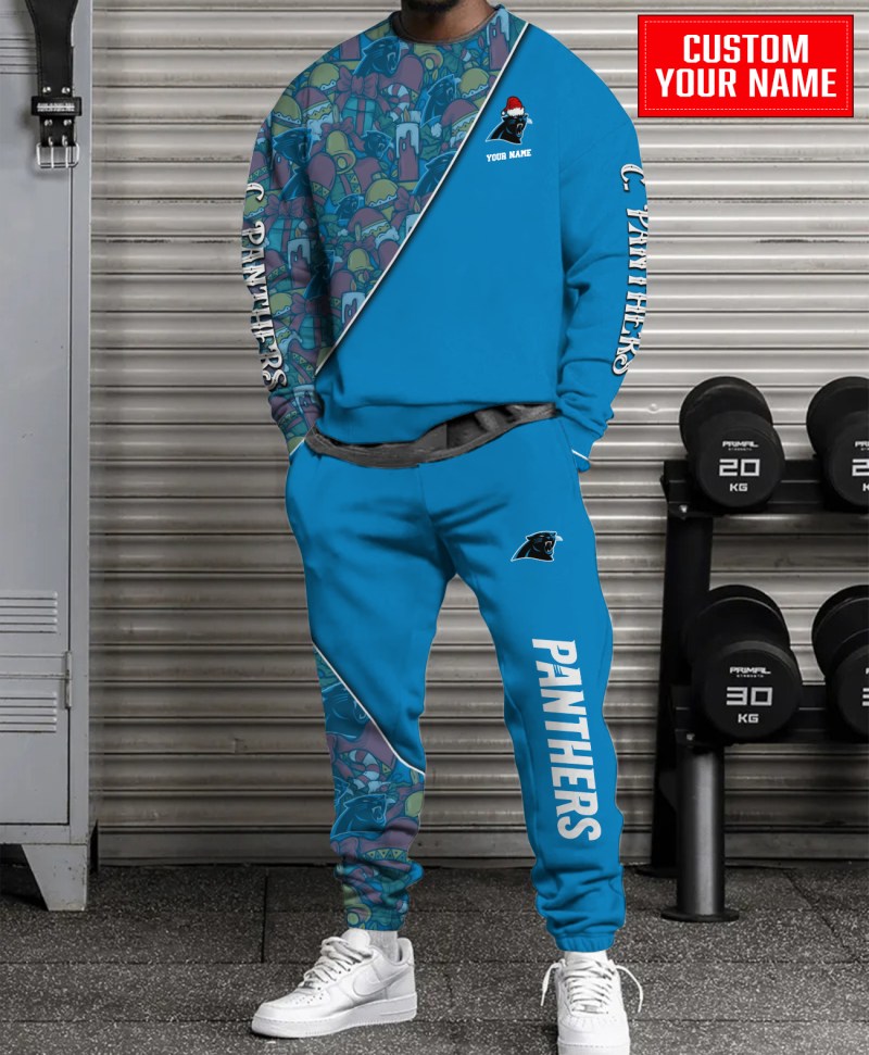 Carolina Panthers Christmas Pattern Unisex Combo Sweatshirt