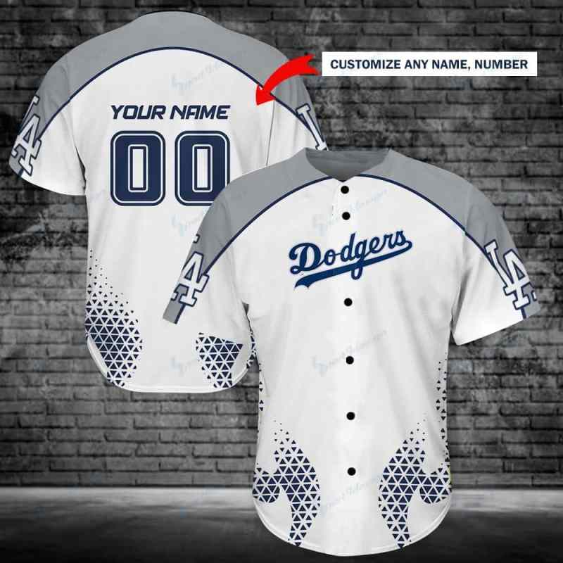 Los Angeles Dodgers Personalized Baseball Jersey Shirt