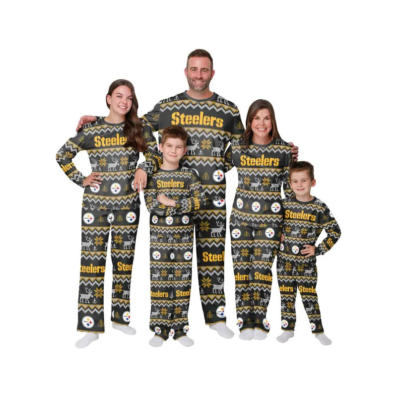 Pittsburgh Steelers Family Holiday Pajamas