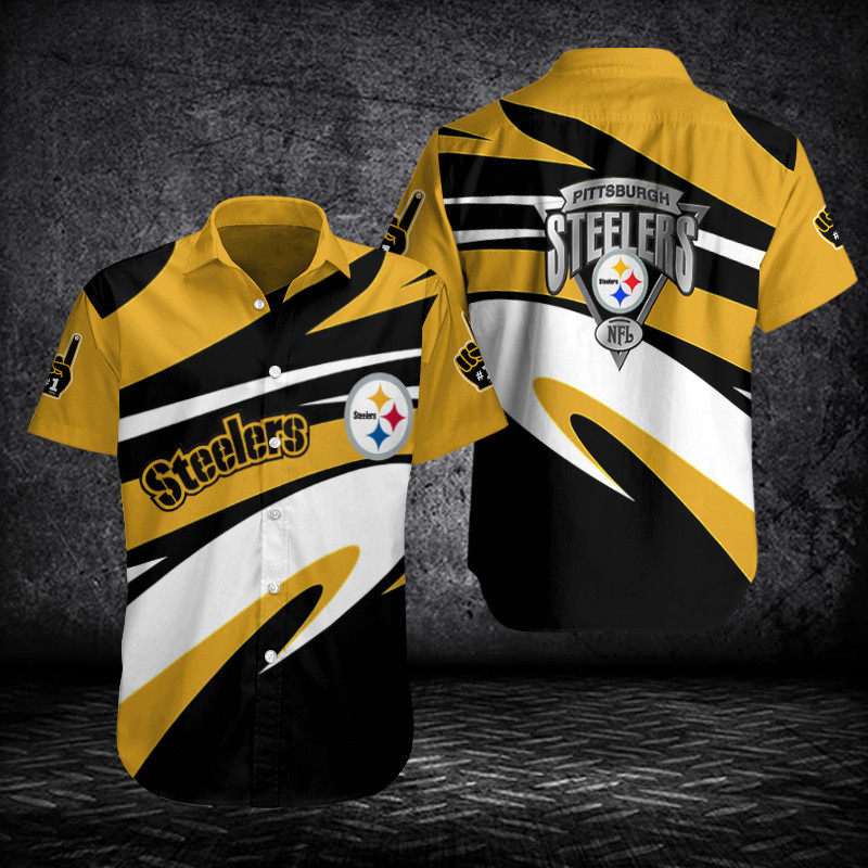 Sizing chart for Pittsburgh Steelers Button Shirts BG529