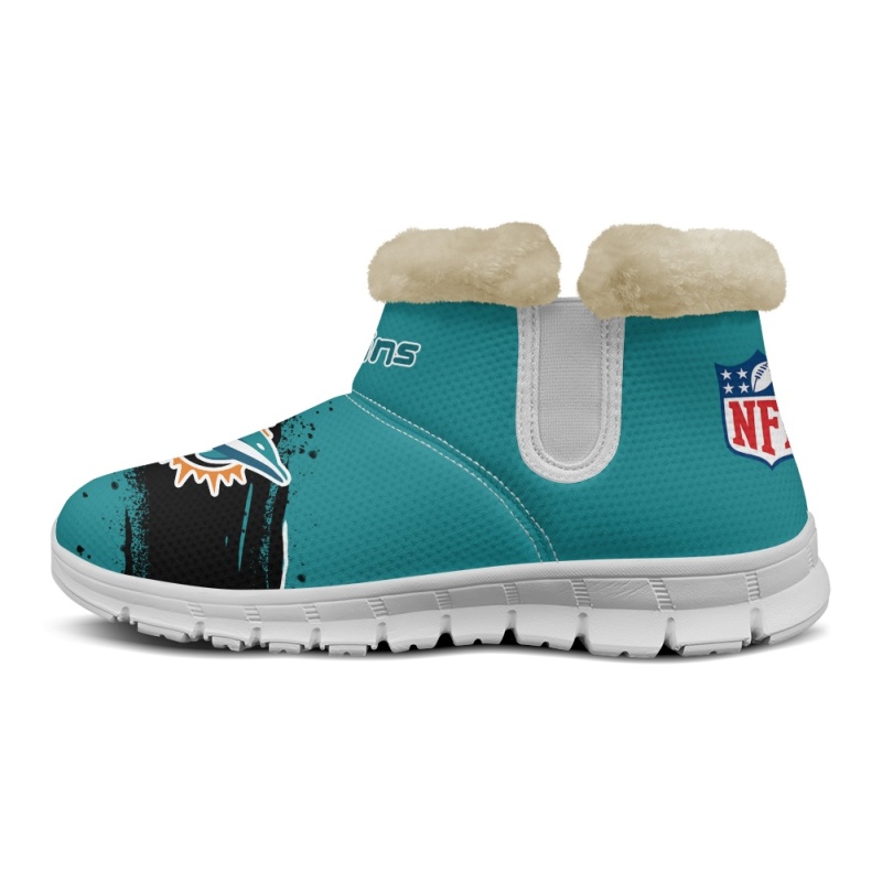 Miami Dolphins Comfy Winter Snow Boots 12
