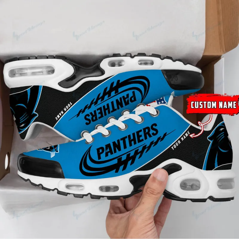 Carolina Panthers Personalized Plus T-N Youth Sneakers Image 1