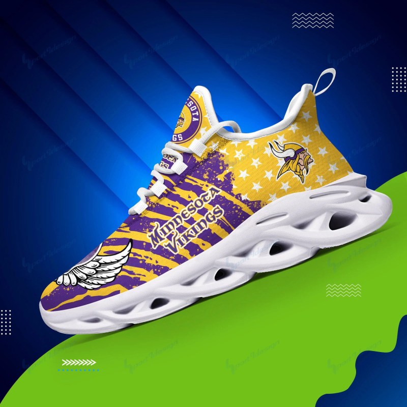 Minnesota Vikings Sneakers Side View
