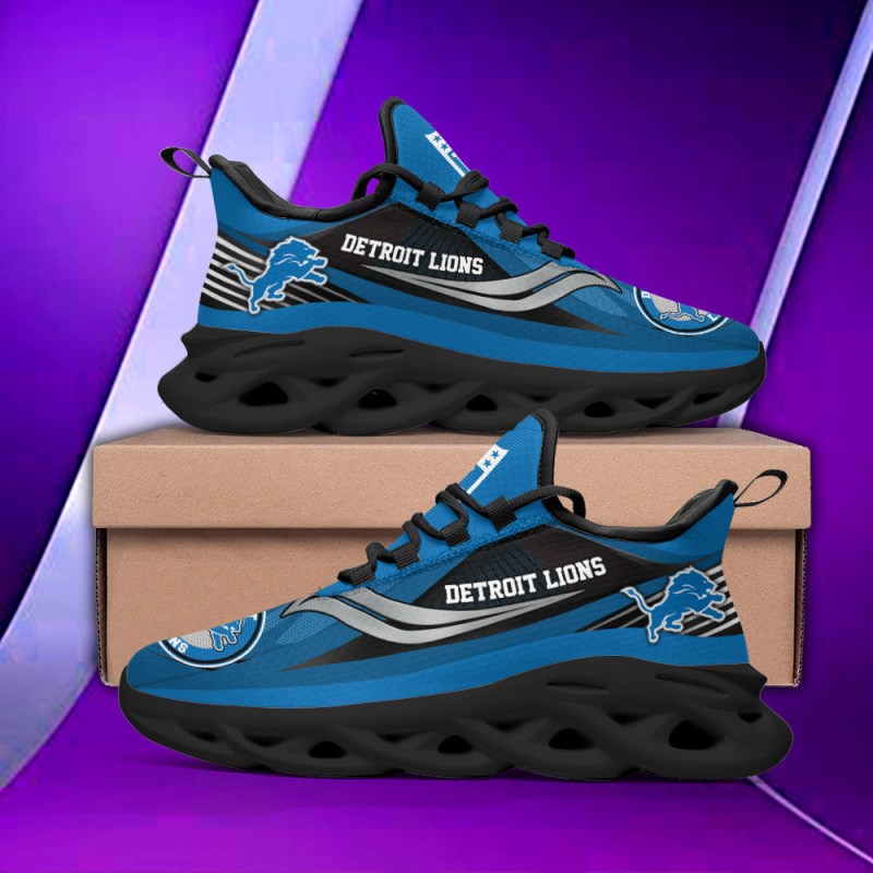 Detroit Lions Yezy Running Sneakers