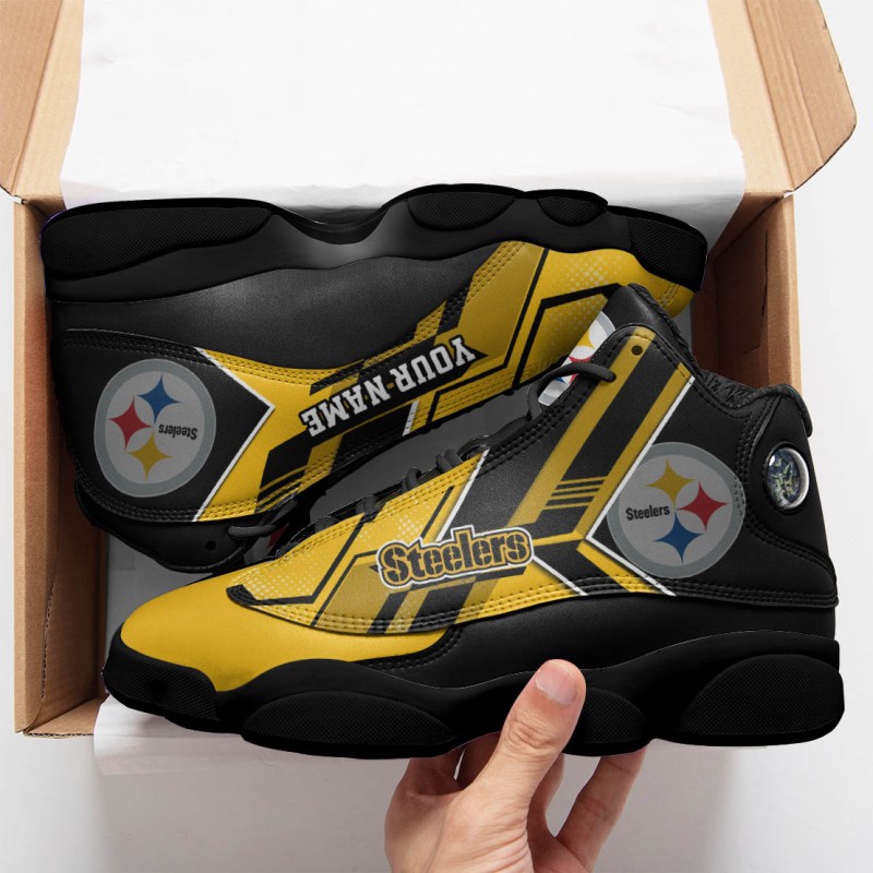 Pittsburgh Steelers AJD13 Sneakers Side View