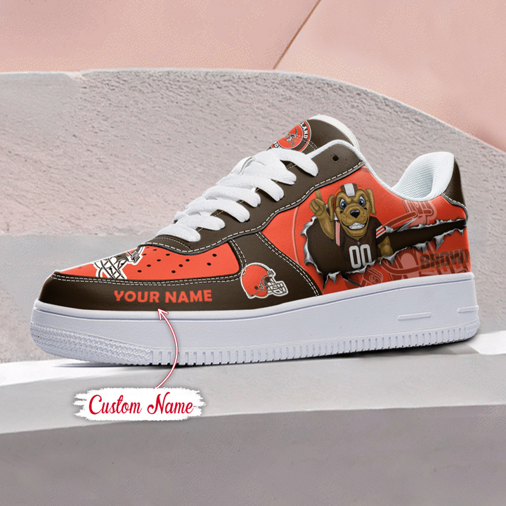 Breathable Cleveland Browns Sneakers